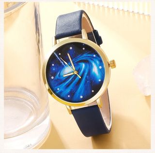 Conjunto Joyas y Reloj Mujer Azul