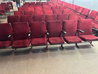 Butacas de cine rojas