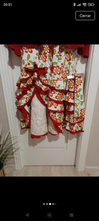 Conjunto Flamenca Falda Camisa bolso y accesorios