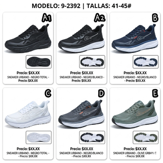 Zapatillas Urbanas Verdes y Blancas