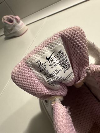 Bambas Nike blancas y rosas originale