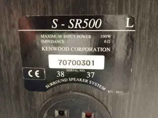 Altavoces Kenwood S-SR500