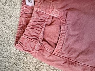 Pantaloni bimba Zara tela rosa