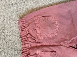 Pantaloni bimba Zara tela rosa