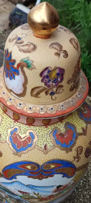 Jarrón de cerámica estilo chino