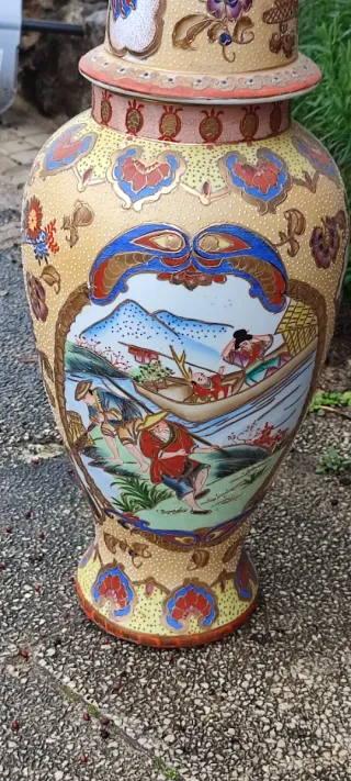 Jarrón de cerámica estilo chino