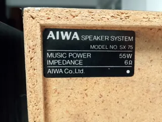 Altavoces Aiwa SX-75