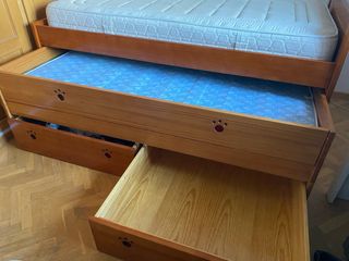 Cama nido madera 90x190