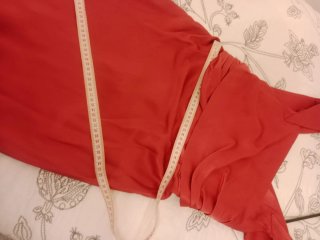 Vestido coral Purificación García