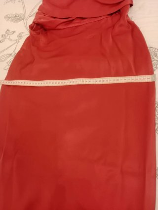 Vestido coral Purificación García