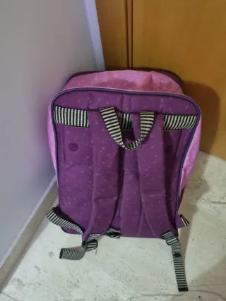 Mochila escolar Santoro London morada