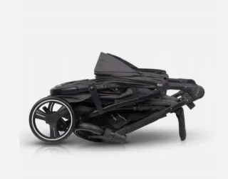 Carrito gemelar con capazo marca Easygo Domino