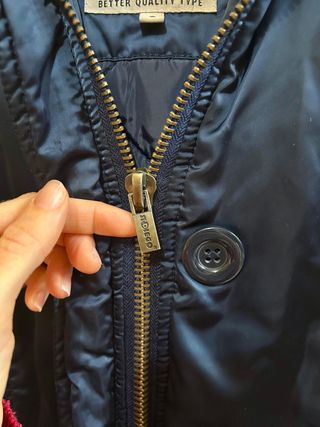 Giacca bomber St.Diego blu con cappuccio