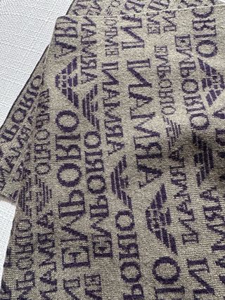 Sciarpa Emporio Armani Double Face Unisex