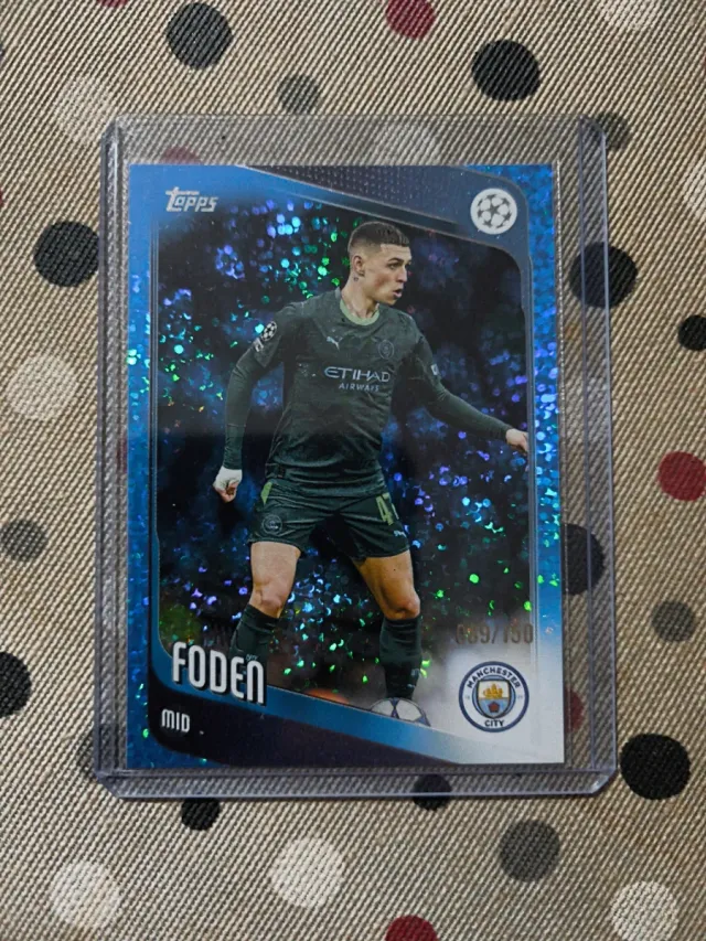 Phil Foden 089/150 Topps Tarjeta
