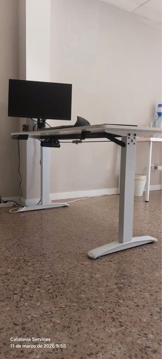 Escritorio ajustable blanco