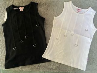 Canotta Piacenza Nera e Bianca Taglia L