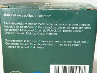 Cepillos Metálicos y Nylon PARKSIDE