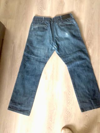 2 Pantaloni Uomo Tg 52 Blu e Verdi