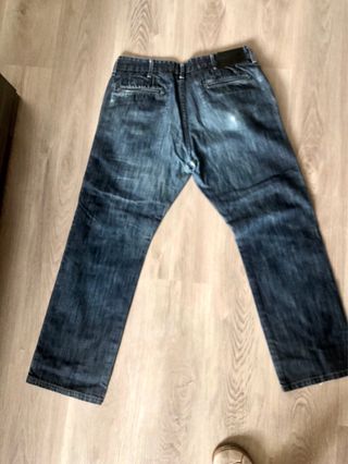 2 Pantaloni Uomo Tg 52 Blu e Verdi