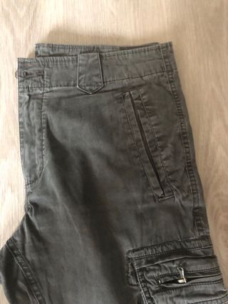 2 Pantaloni Uomo Tg 52 Blu e Verdi