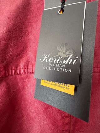 Cazadora motera Koroshi roja