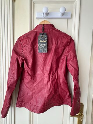 Cazadora motera Koroshi roja