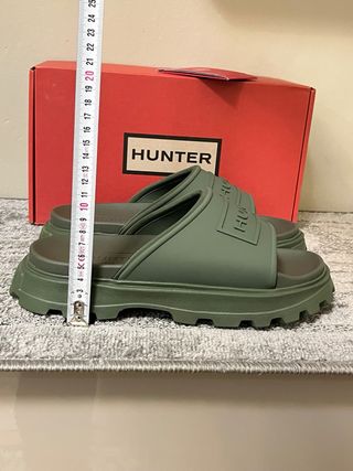 Ciabatte Hunter Verde Oliva Tg 41