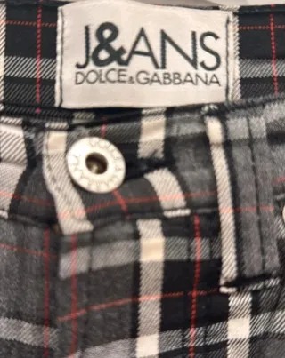 Pantaloni Dolce & Gabbana a quadri taglia M