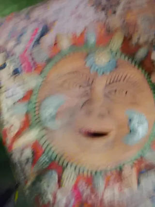 Figura decorativa sol con luna