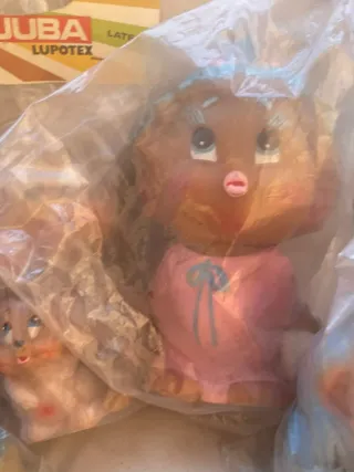 Set di 6 pupazzi in gomma Majuba