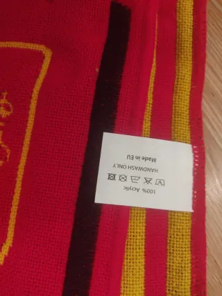 Bufanda RFEF España 2026 roja y azul