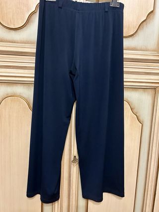 Completo elegante blu pois