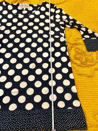 Completo elegante blu pois