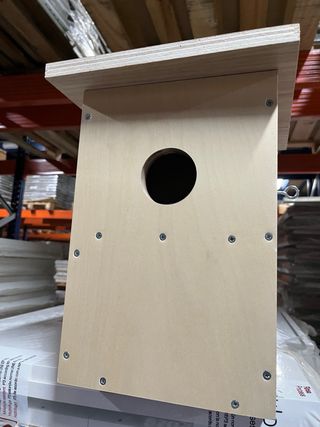 Caja nido para autillo/abubilla