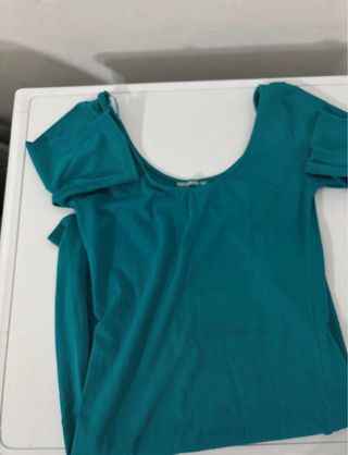 Abito aderente verde acqua