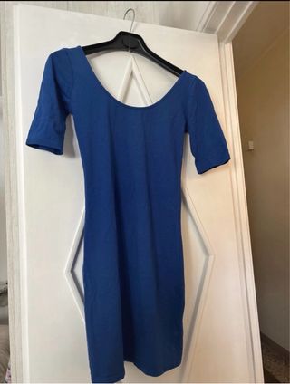 Abito aderente verde acqua