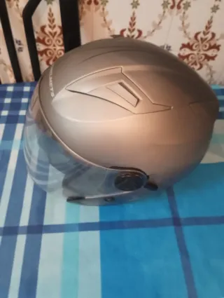 Casco Moto Jet con visera negra para sol SPORT