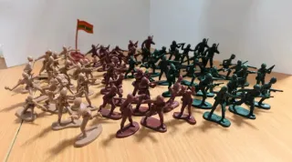 Lote Soldaditos de Plástico plastic arm men