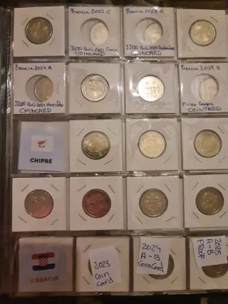 353 monedas 2 euros 16 Países SIN CIRCULAR