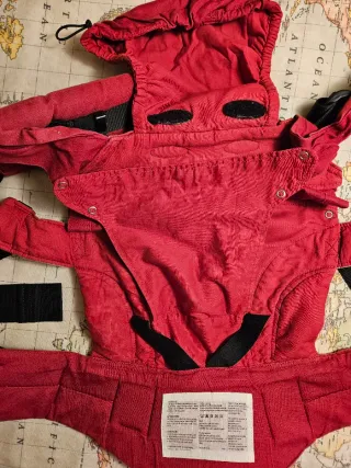 Mochila Portabebés Manduca Roja