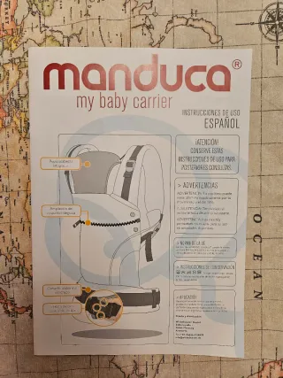 Mochila Portabebés Manduca Roja