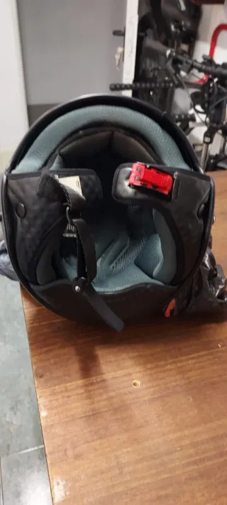 Casco de Moto Negro Mate