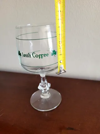 Set 9 Bicchieri Irish Coffee con Quadrifoglio