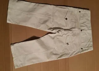 Pantalón pirata blanco talla 10 años