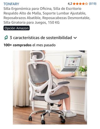 Silla Ergonómica con ruedas
