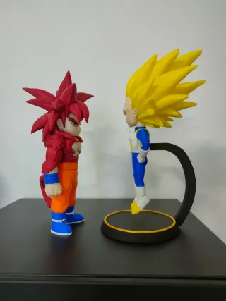 Lote 2 Figuras Dragon Ball Goku y Vegeta