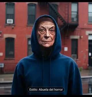 Máscara de Abuela de Terror