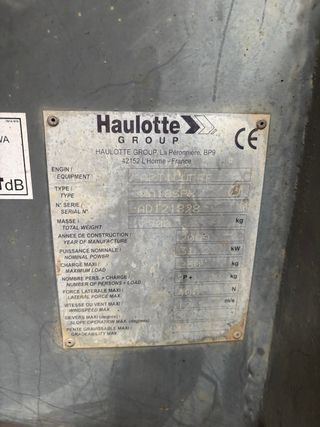Plataforma Elevadora Haulotte HA18SPX