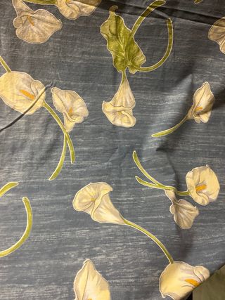 Copriletto singolo con fiori